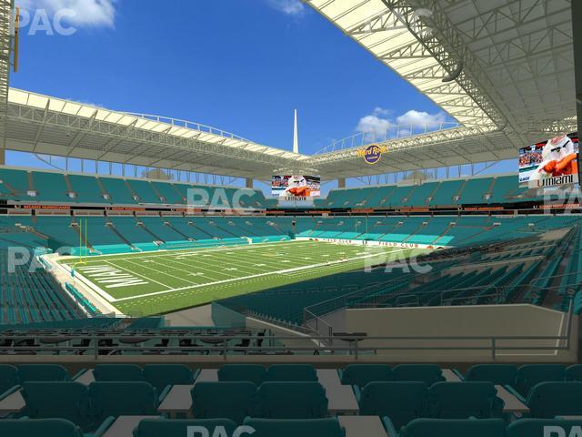 Hard Rock Stadium - Section 252 Seat View Hard Rock Stadium - Section 252 Seat View