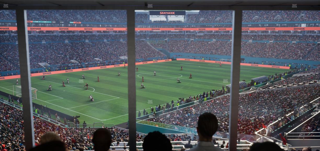 Hard Rock Stadium - Section 253 Corner Club Seat View