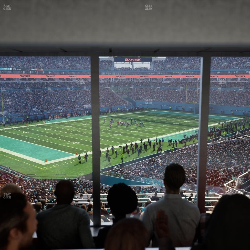Hard Rock Stadium - Section 253 Corner Club Seat View