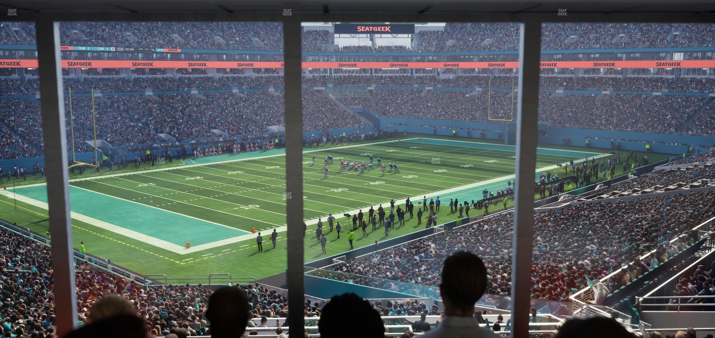 Hard Rock Stadium - Section 253 Corner Club Seat View
