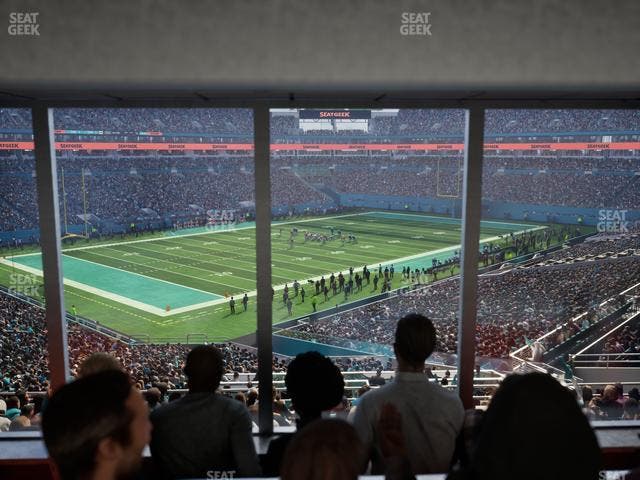 Hard Rock Stadium - Section 253 Corner Club Seat View