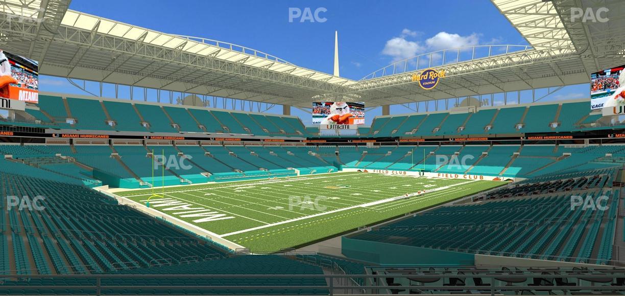 Hard Rock Stadium - Section 253 Seat View