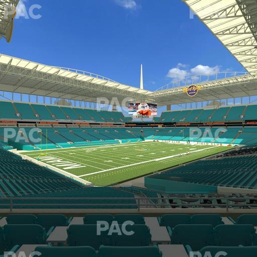 Hard Rock Stadium - Section 253 Seat View