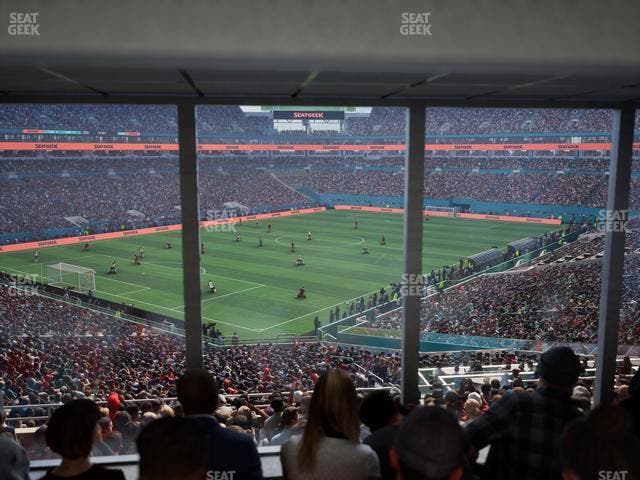 Hard Rock Stadium - Section 254 Corner Club Seat View