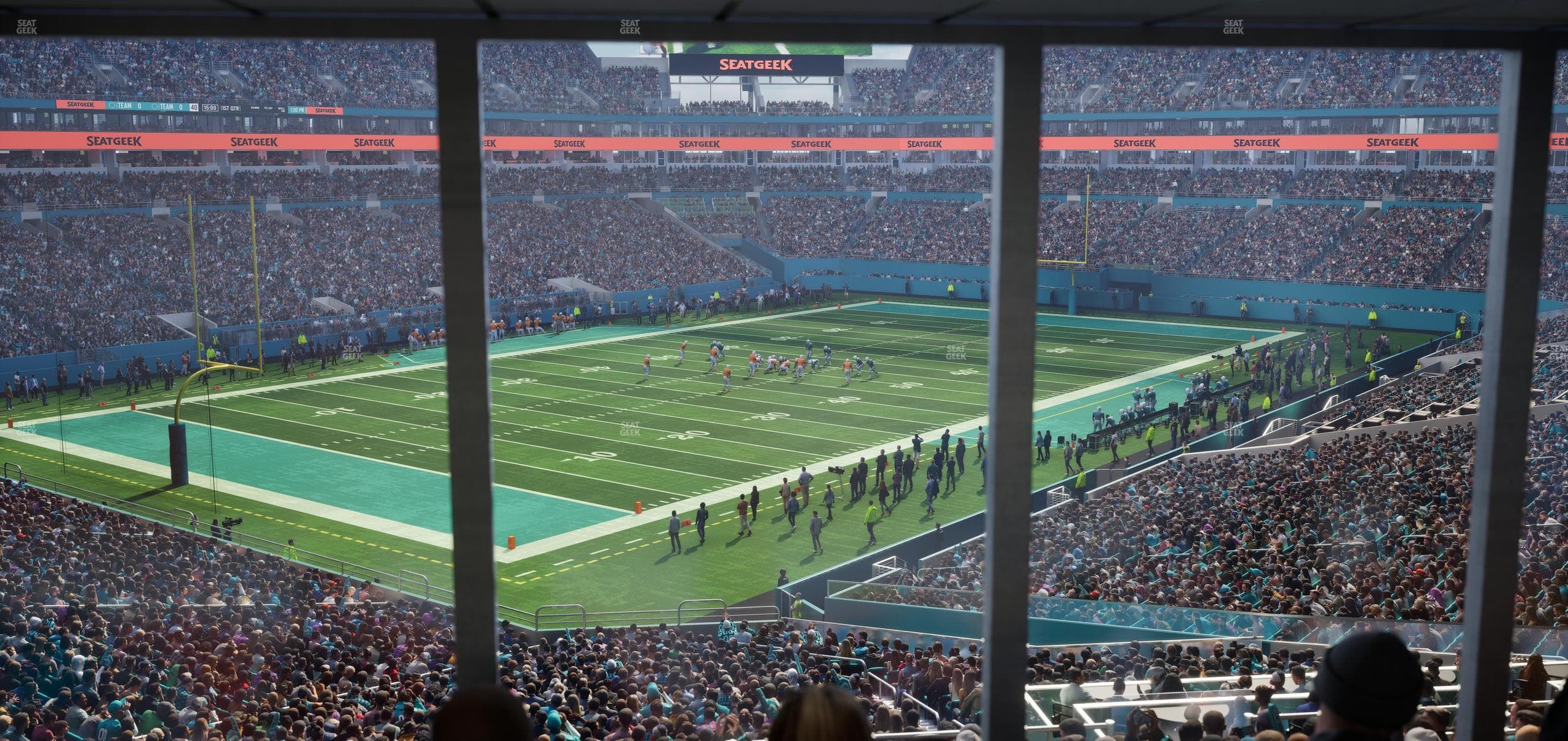 Hard Rock Stadium - Section 254 Corner Club Seat View