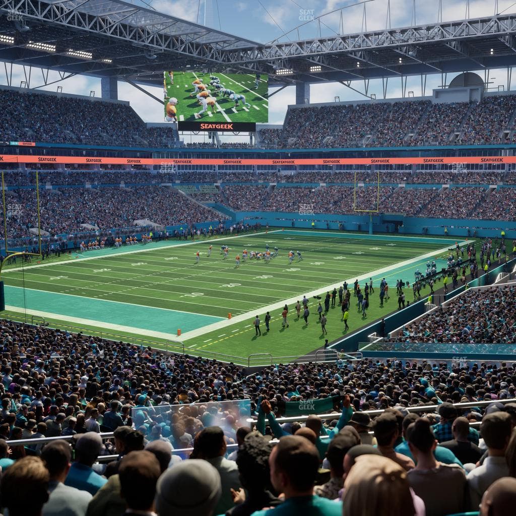 Hard Rock Stadium - Section 254 Seat View