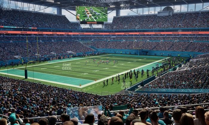 Hard Rock Stadium - Section 254 Seat View