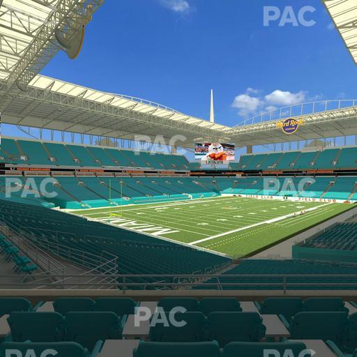 Hard Rock Stadium - Section 254 Seat View