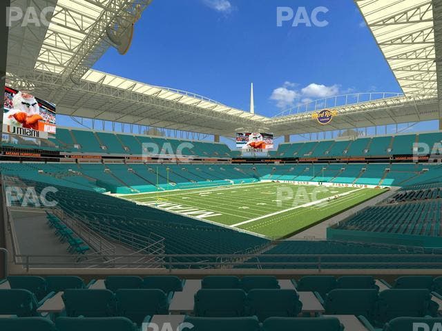 Hard Rock Stadium - Section 254 Seat View