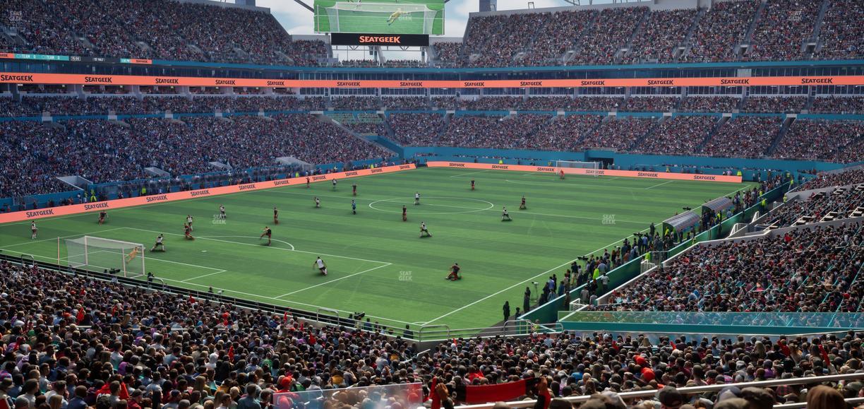 Hard Rock Stadium - Section 254 Seat View