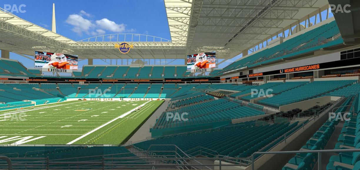 Hard Rock Stadium - Section 256 Seat View