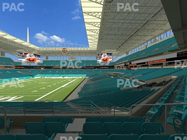 Hard Rock Stadium - Section 256 Seat View
