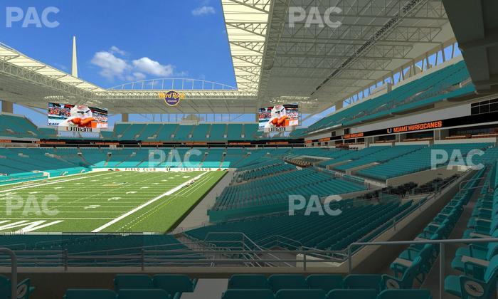 Hard Rock Stadium - Section 256 Seat View