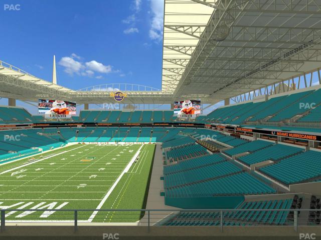 Hard Rock Stadium - Section 301 Seat View