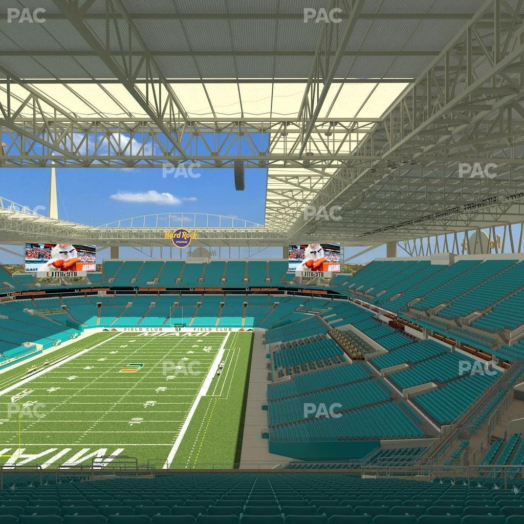 Hard Rock Stadium - Section 301 Seat View