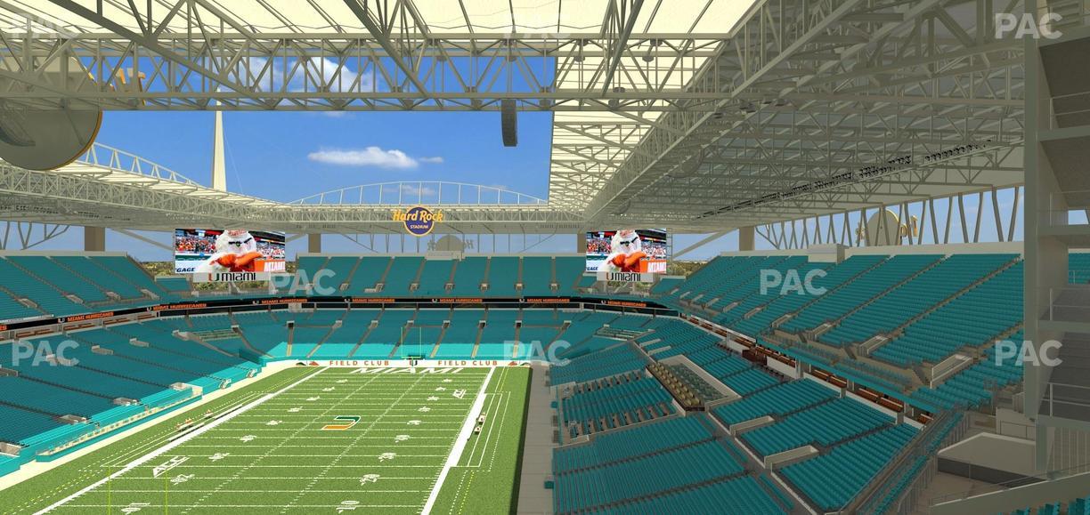 Hard Rock Stadium - Section 301 Seat View
