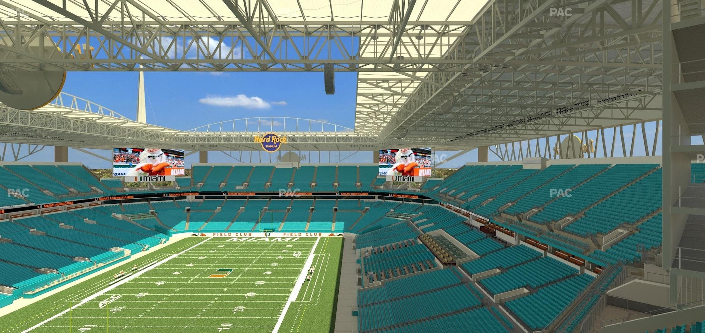 Hard Rock Stadium - Section 301 Seat View