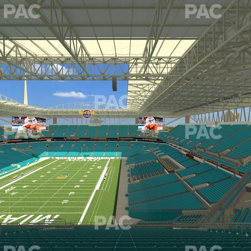 Hard Rock Stadium - Section 301 Seat View
