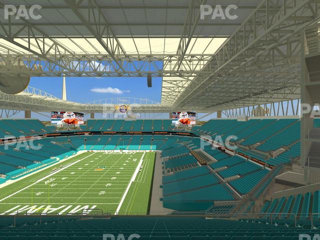Hard Rock Stadium - Section 301 Seat View Hard Rock Stadium - Section 301 Seat View