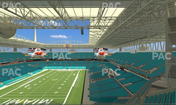 Hard Rock Stadium - Section 301 Seat View