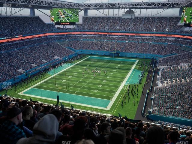Hard Rock Stadium - Section 301 Seat View
