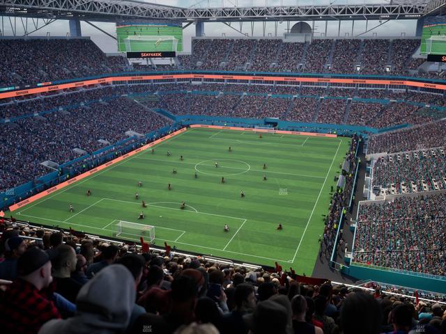 Hard Rock Stadium - Section 301 Seat View Hard Rock Stadium - Section 301 Seat View