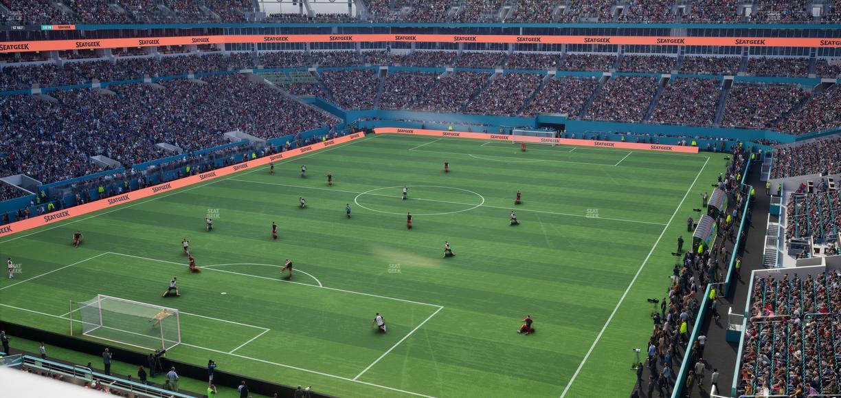 Hard Rock Stadium - Section 301 Seat View