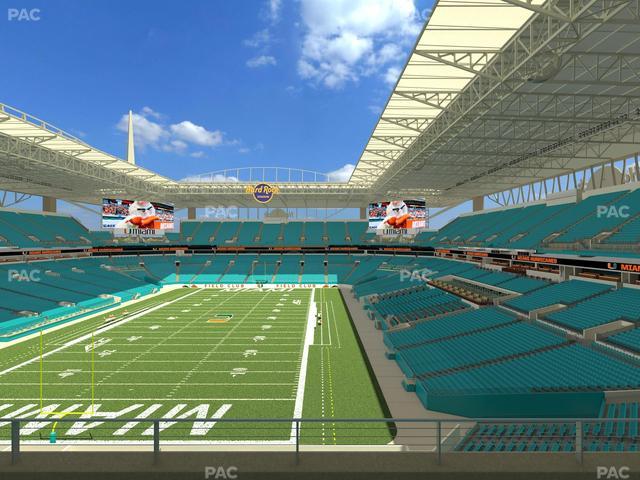 Hard Rock Stadium - Section 302 Seat View