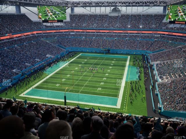 Hard Rock Stadium - Section 302 Seat View