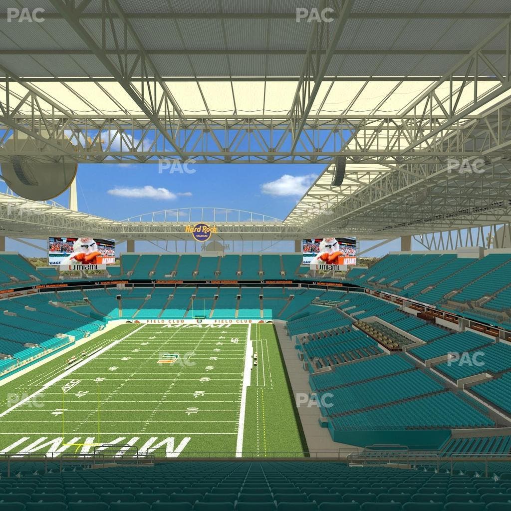 Hard Rock Stadium - Section 302 Seat View