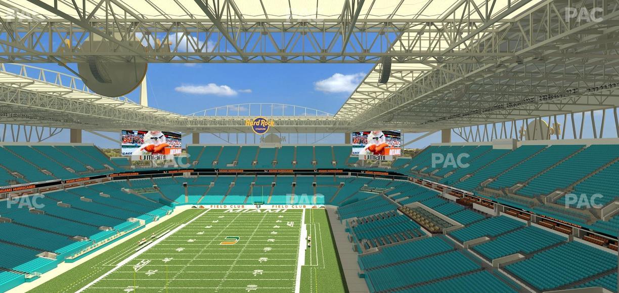 Hard Rock Stadium - Section 302 Seat View