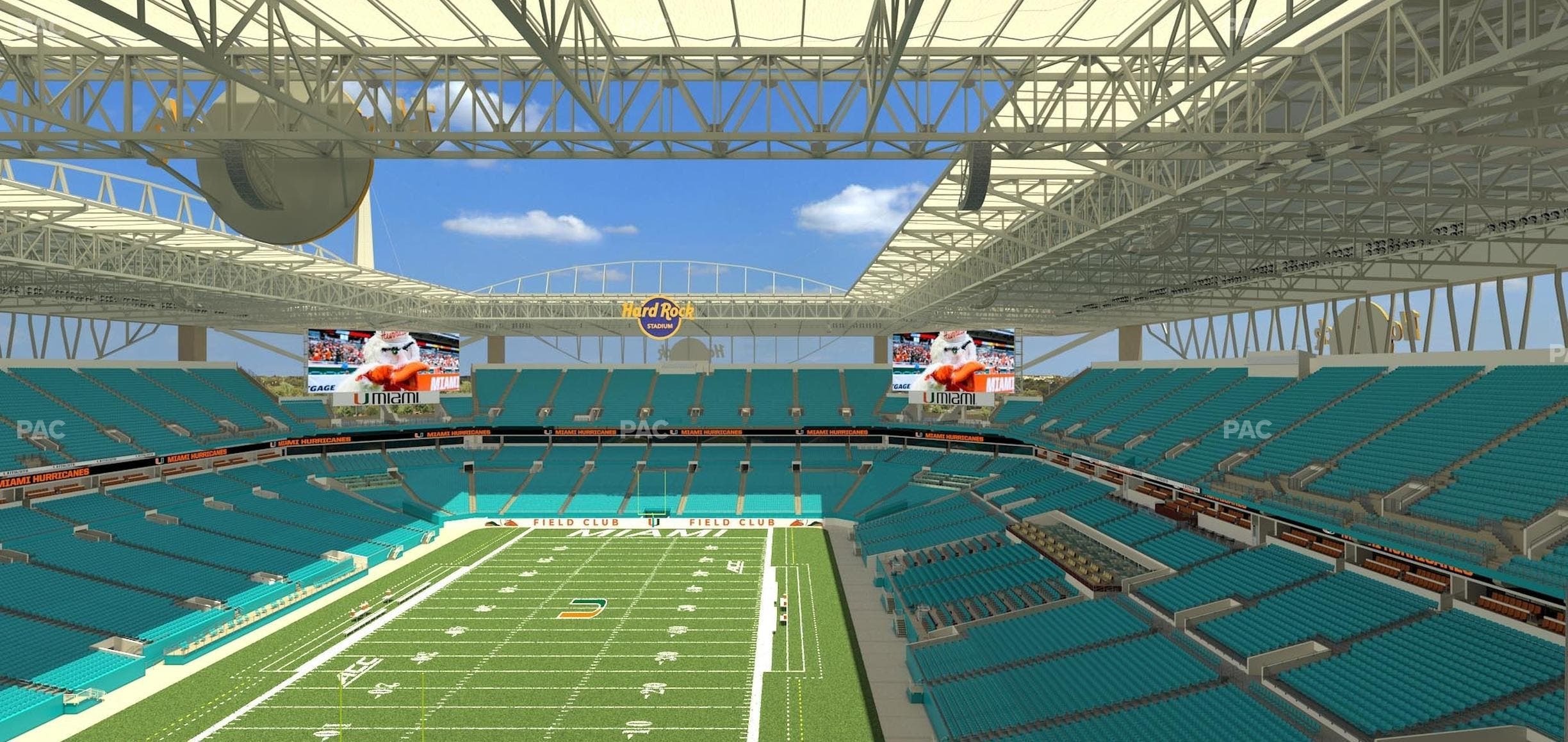 Hard Rock Stadium - Section 302 Seat View