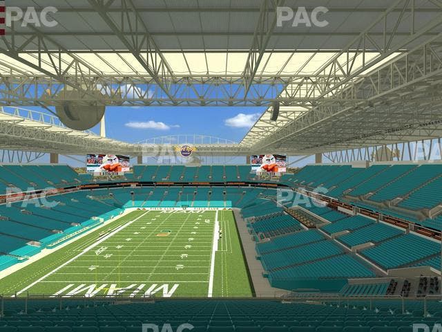Hard Rock Stadium - Section 302 Seat View
