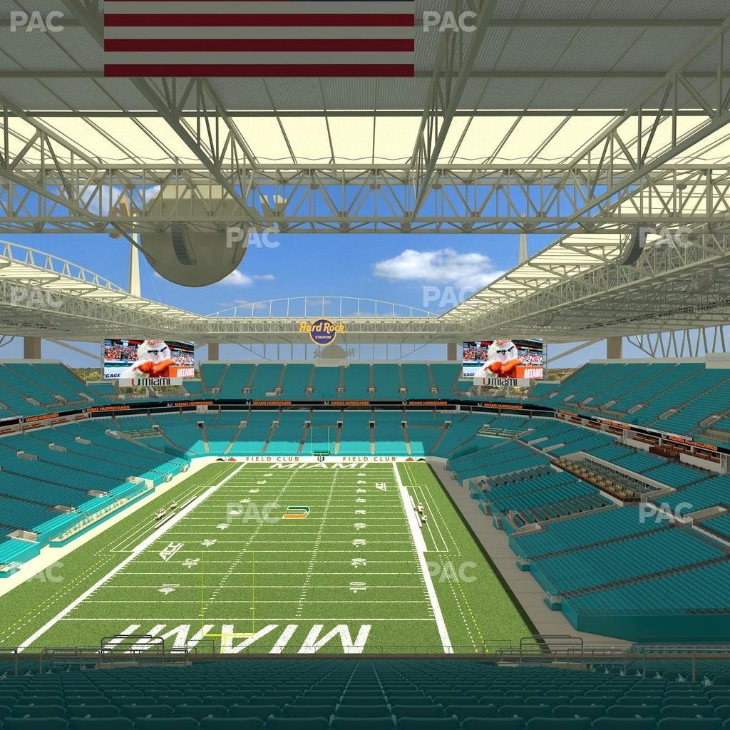 Hard Rock Stadium - Section 303 Seat View