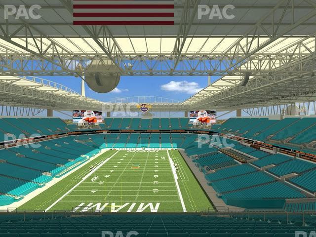 Hard Rock Stadium - Section 303 Seat View