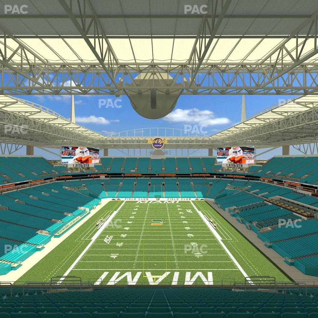 Hard Rock Stadium - Section 304 Seat View