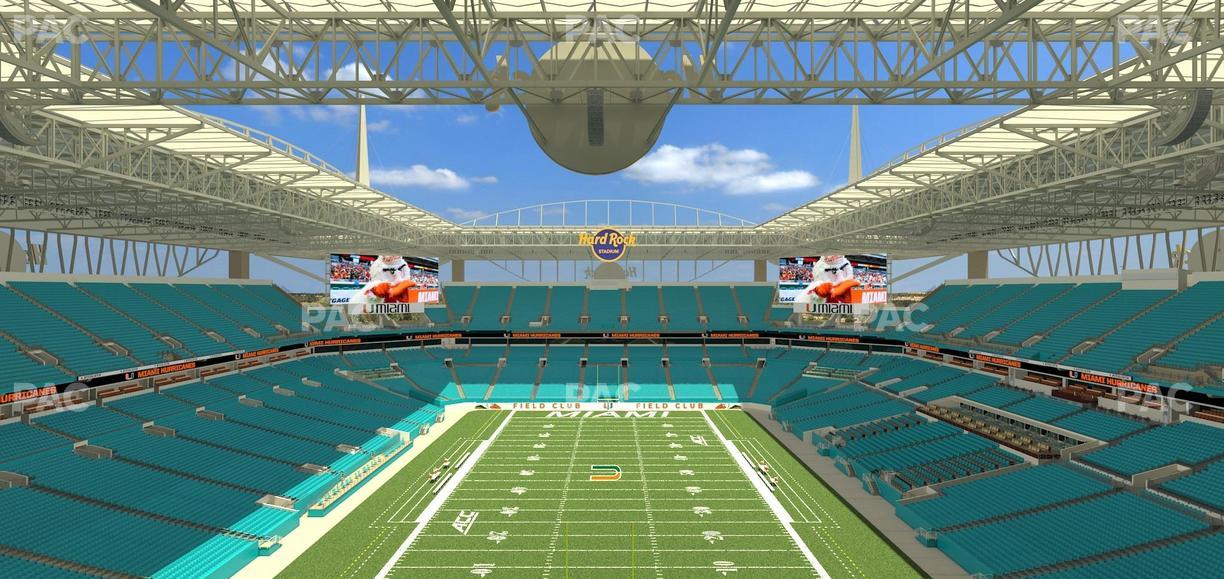 Hard Rock Stadium - Section 304 Seat View