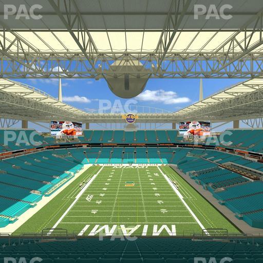 Hard Rock Stadium - Section 304 Seat View
