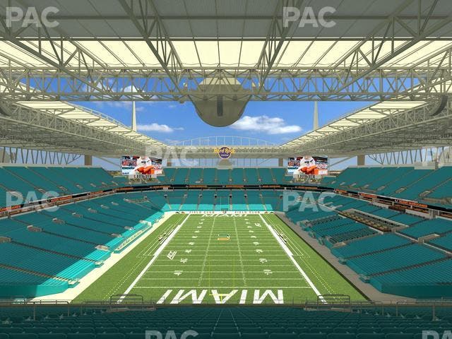 Hard Rock Stadium - Section 304 Seat View