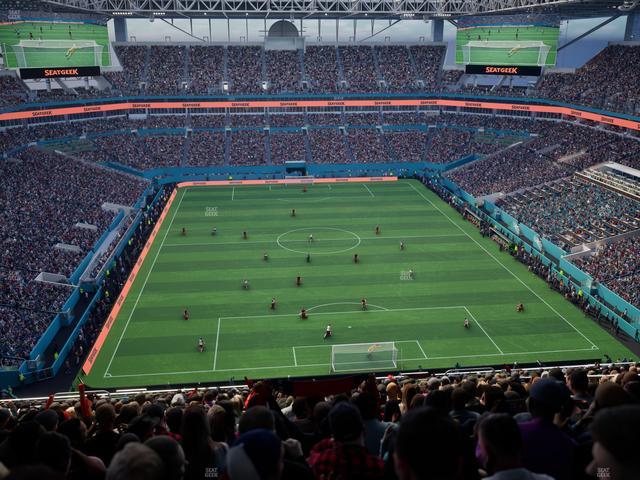 Hard Rock Stadium - Section 305 Seat View Hard Rock Stadium - Section 305 Seat View