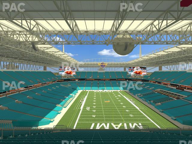 Hard Rock Stadium - Section 305 Seat View Hard Rock Stadium - Section 305 Seat View