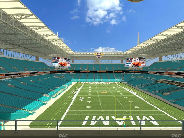 Hard Rock Stadium - Section 305 Seat View