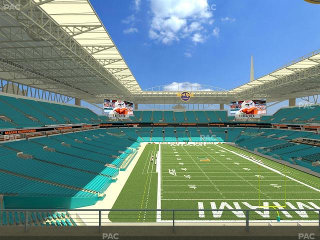 Hard Rock Stadium - Section 306 Seat View