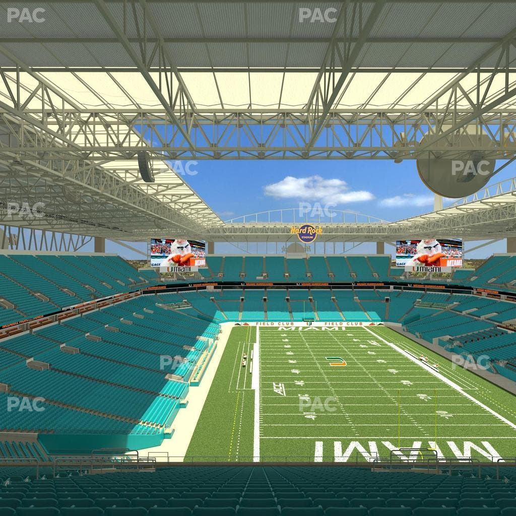 Hard Rock Stadium - Section 306 Seat View