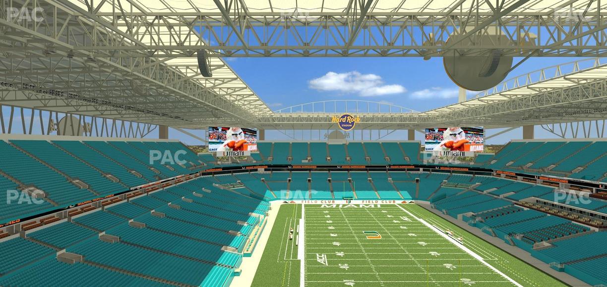 Hard Rock Stadium - Section 306 Seat View