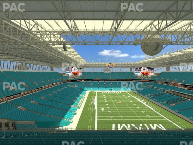 Hard Rock Stadium - Section 306 Seat View