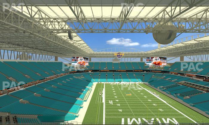 Hard Rock Stadium - Section 306 Seat View