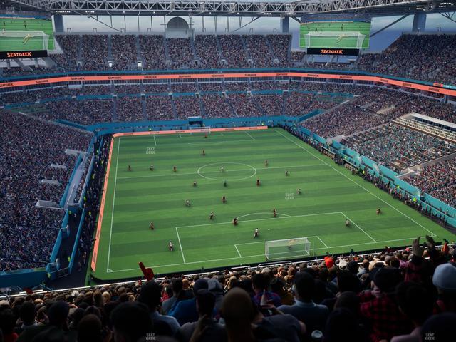 Hard Rock Stadium - Section 306 Seat View Hard Rock Stadium - Section 306 Seat View