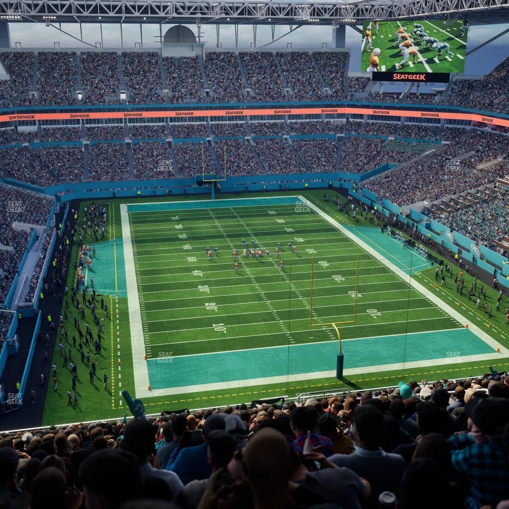 Hard Rock Stadium - Section 306 Seat View
