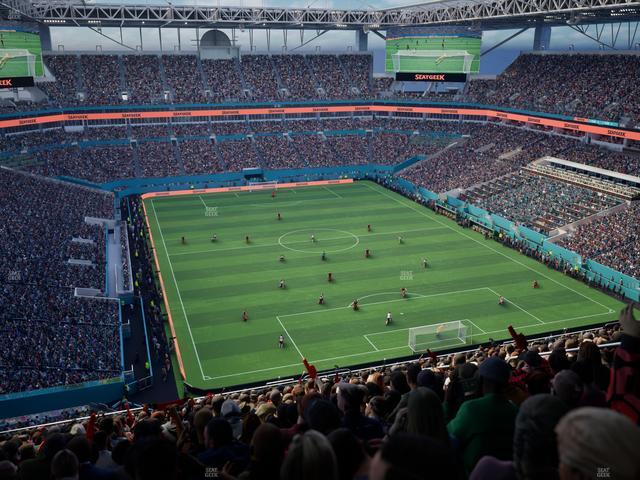 Hard Rock Stadium - Section 307 Seat View Hard Rock Stadium - Section 307 Seat View